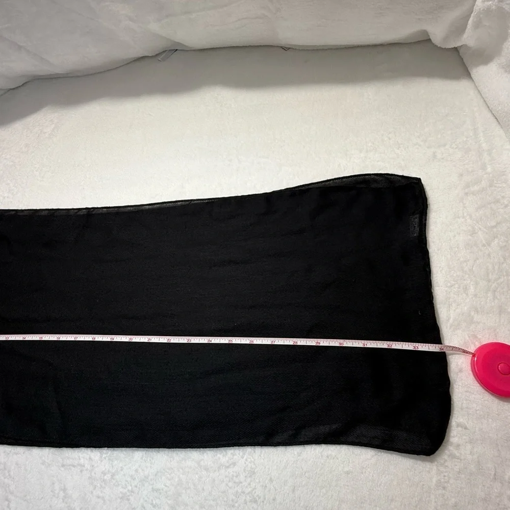 Elegant Black Infinity Scarf